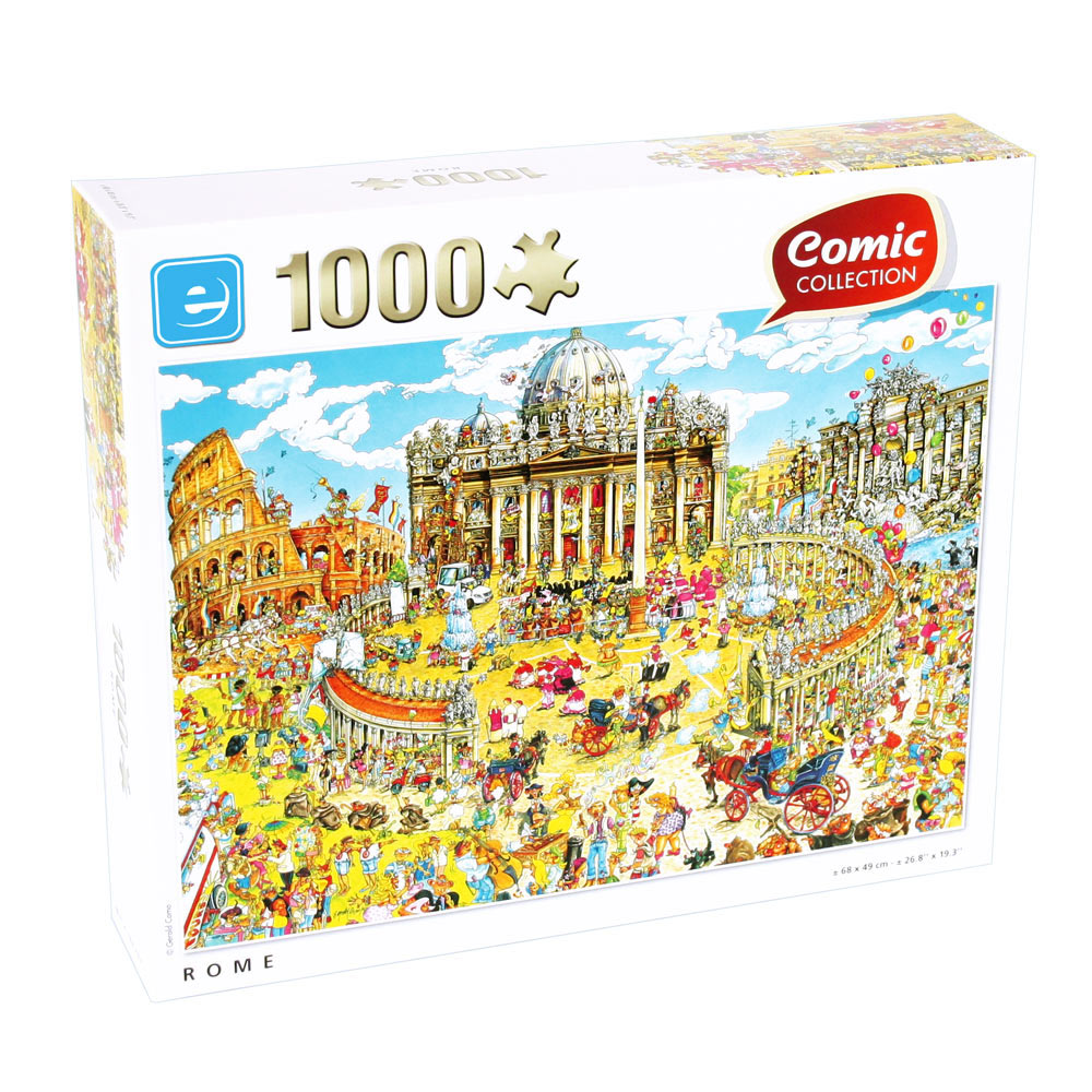 Verlichten Vaarwel Grote hoeveelheid Puzzle 1000pcs Comic Roma - Europrice