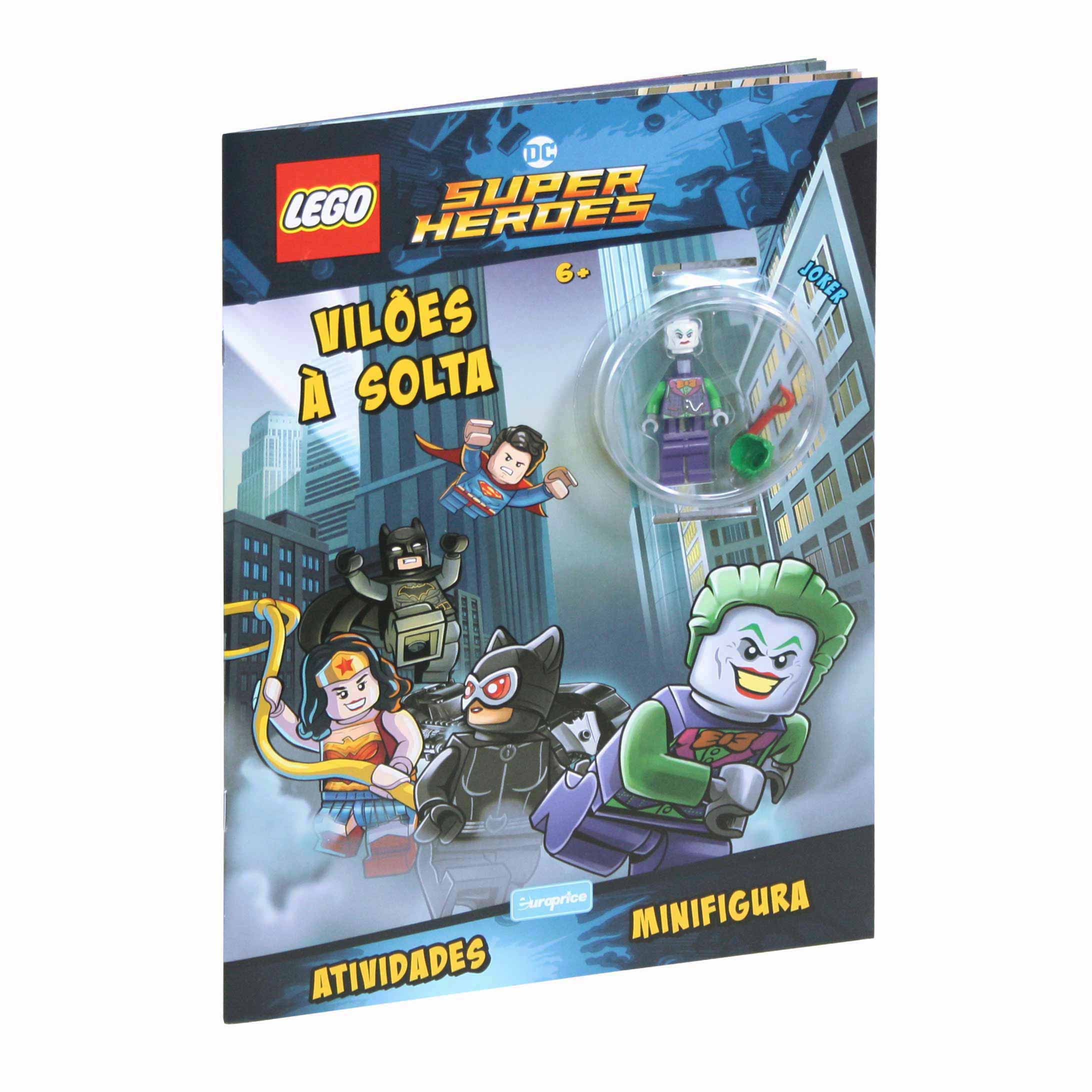 Imagem da capa do livro Lego Atividades - DC Vilões à Solta