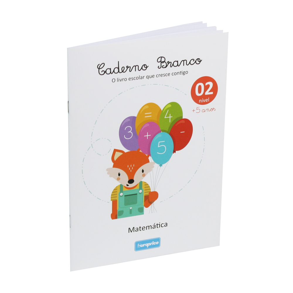 Livro Caderno Branco - Matemática 5+
