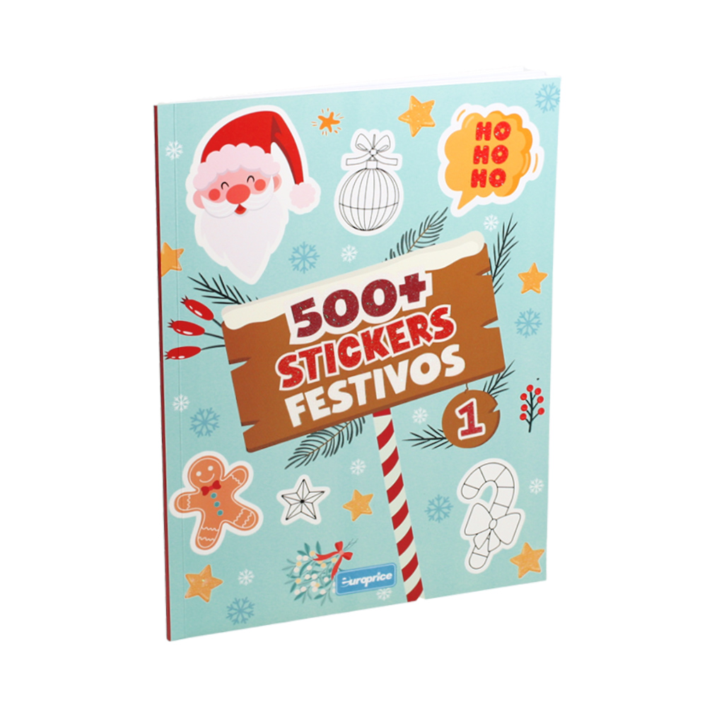 Livro 500+ Stickers Festivos - 1