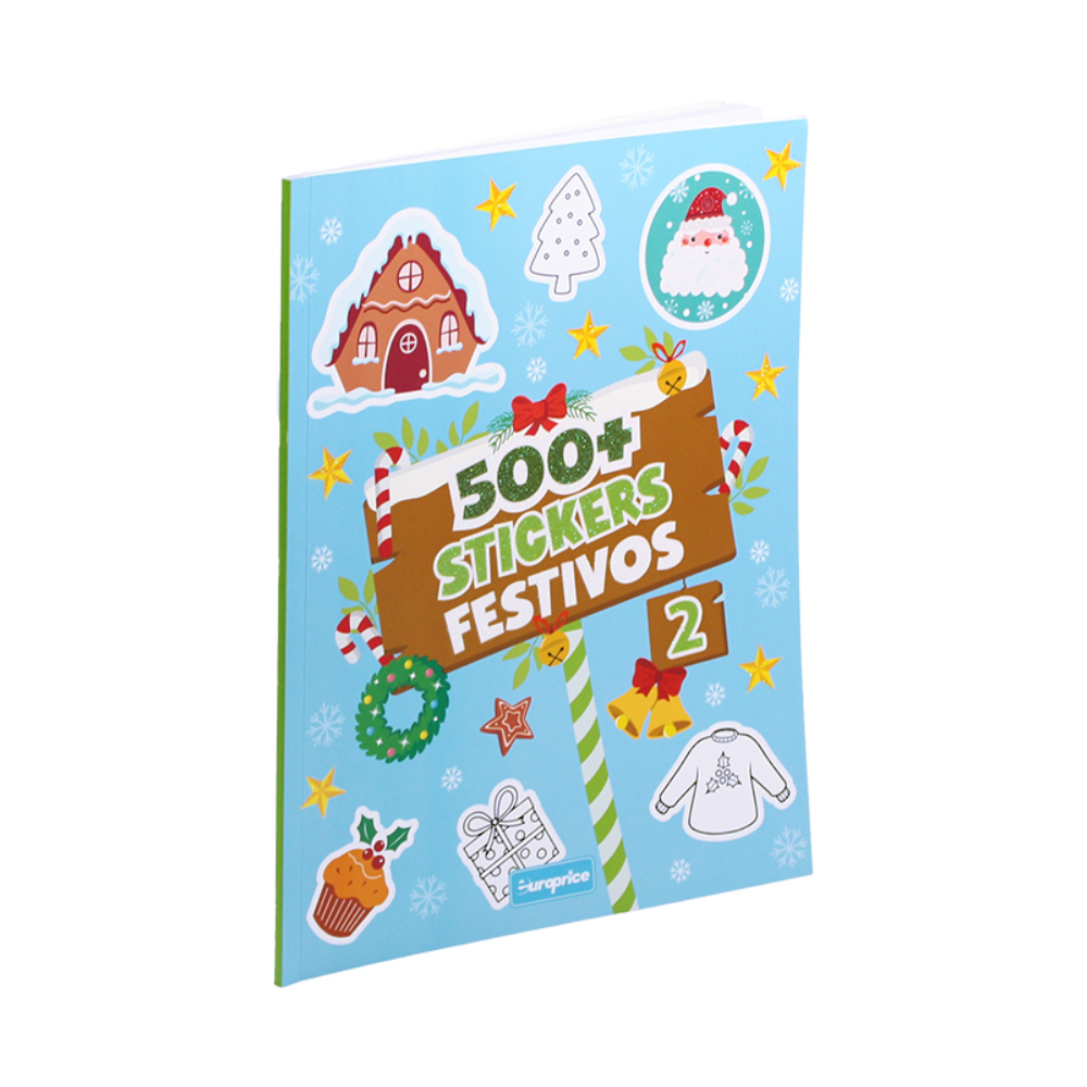 Livro 500+ Stickers Festivos - 2