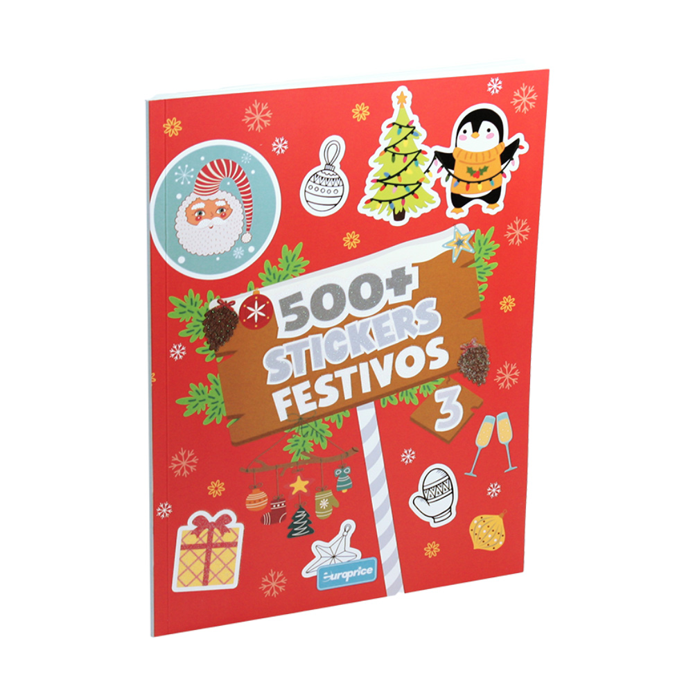 Livro 500+ Stickers Festivos - 3