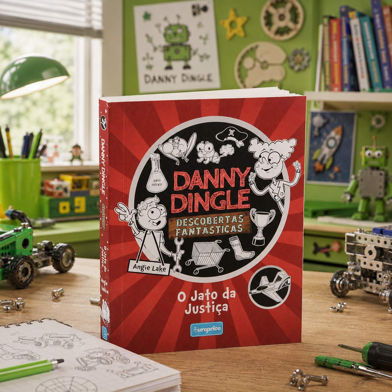 Capa do terceiro livro colecao juvenil Danny Dingle