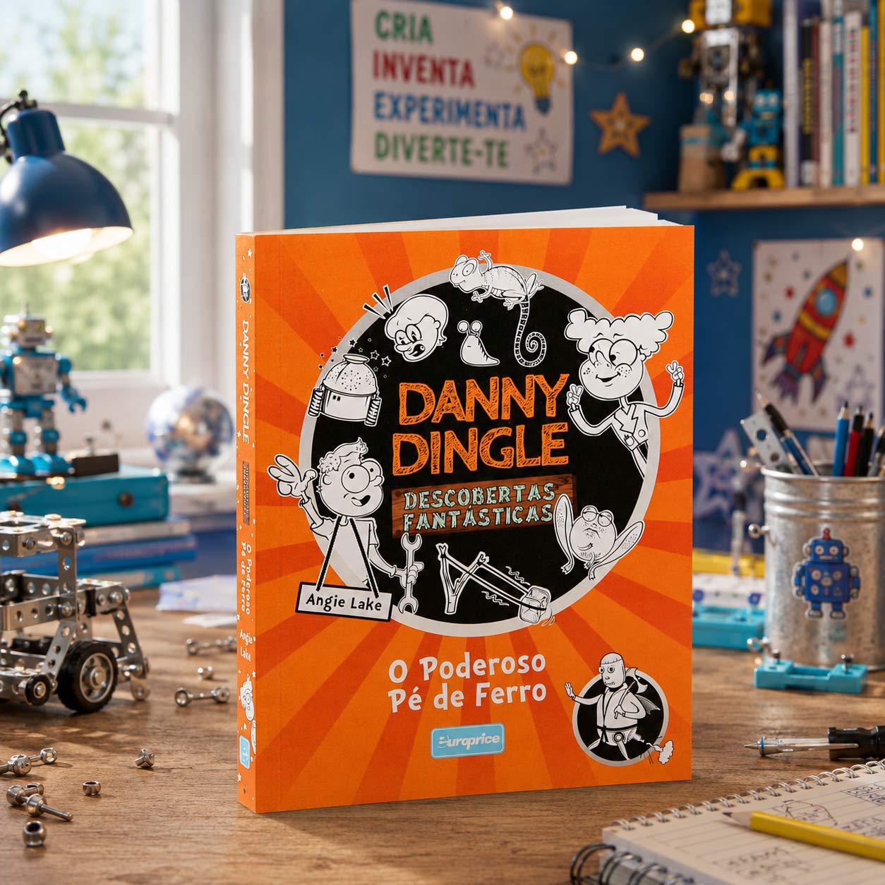 Capa quarto livro colecao juvenil Danny Dingle
