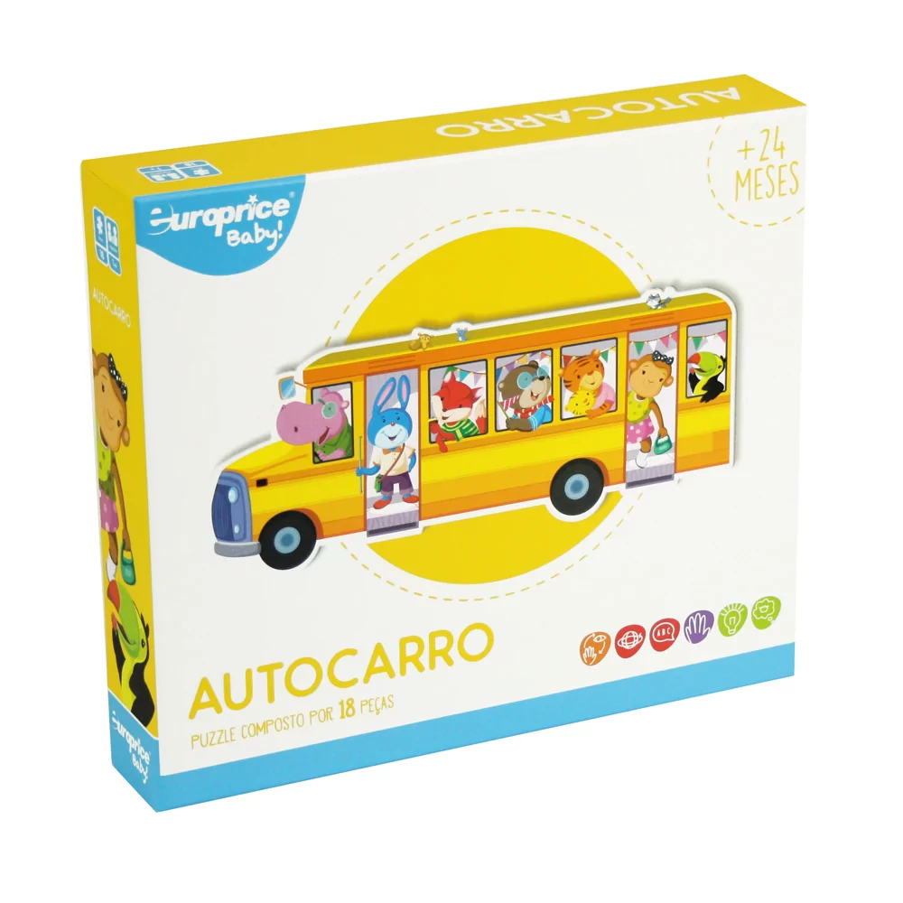 Imagem da caixa do jogo baby Puzzle Autocarro