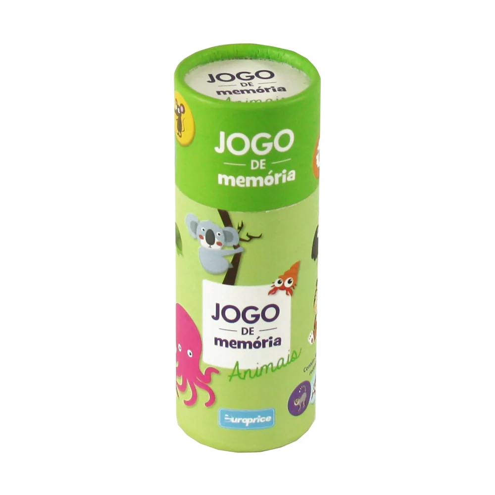 Imagem frontal do Jogo de Memória - Animais