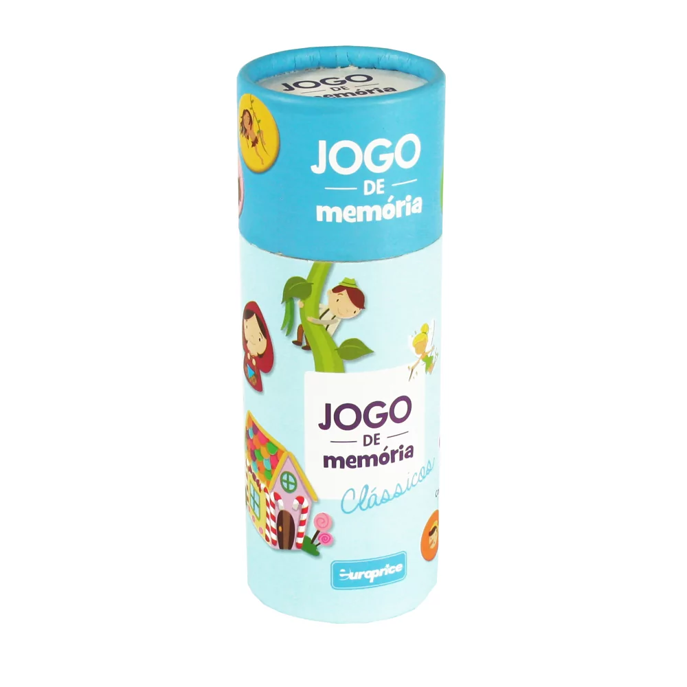 Imagem frontal do Jogo de Memória - Clássicos.