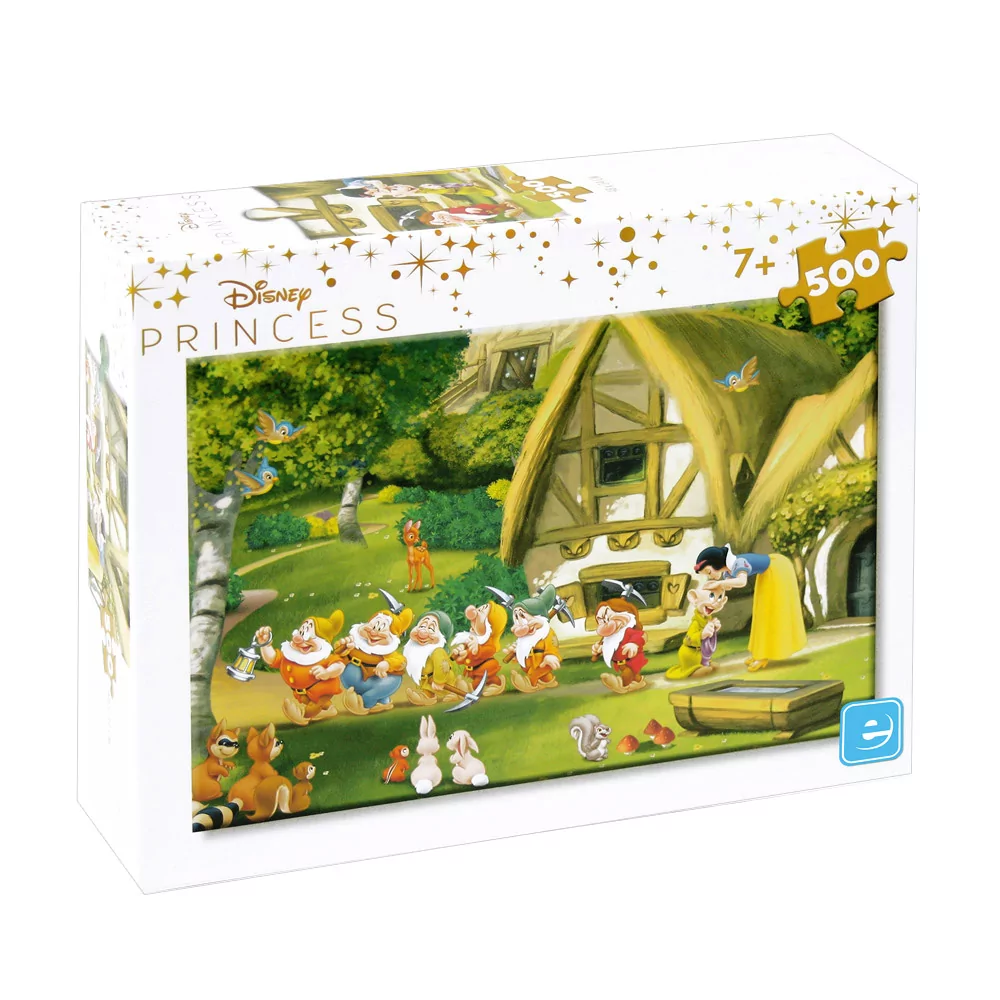 Imagem frontal do puzzle Disney 500 pcs Branca de Neve